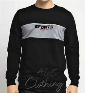 Sweater Crewneck Casual Outdoor SPORTS ADVENTURE l Switer Hoodie Basic Pria/Wanita Lengan Panjang Ukuran Besar Dan Kecil Bahan Kain Flecee Warna Hitam Kombinasi Kuning Ready Size XS/S/M/L/XL/XXL/3XL Pemeesanan Bisa COD Atau Bayar Ditempat