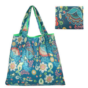 B.F.  Shopping Bag Waterproof Foldable Lightweight Folding Tote Reusable Bags