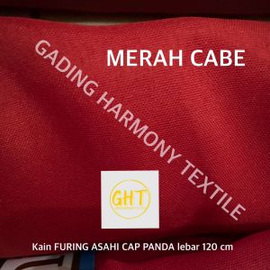 ( per setengah meter ) kain FURING ASAHI CAP PANDA lebar 120 cm polyester lembut tipis sedikit kaku bahan lapisan bagian dalam pakaian baju gamis koko rok kemeja batik tas dekorasi dekor kelambu kantong celana kerajinan tangan