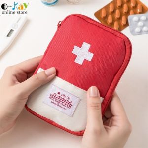 Portable Medicine Bag First Aid Kit Medical Emergency Kits Organizer Outdoor Travel Household Medicine Storage Pouch
