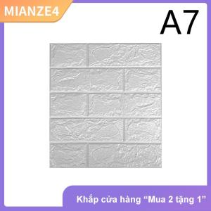 [COD] MIANZE4 Miếng dán tường gạch xốp tự dính cổ điển 3D 35x38.5cm Miếng Dán Tường cải tạo trang trí phòng ngủ chống nước chống va chạm