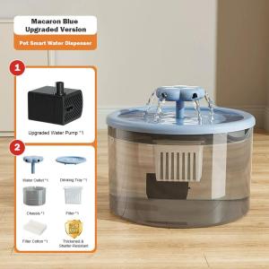1.5L Large Capacity Automatic Pet Dog Cat Water Fountain USB Pet Drinking Water Dispenser With Recirculate Filter Ultra Silent Electric Water Pump For Pet Dog