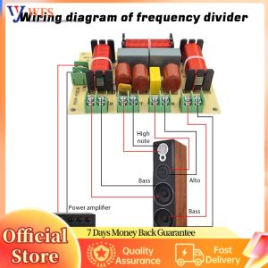 Premium 250W Four-Way Speaker Frequency Divider for Clear Sound Distribution in Concert and Studio Setups