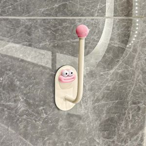 Móc Treo Đồ Đa Năng Tự Dính Hình Mặt Cười Dễ Thương Móc Dán Tường Tiện Lợi
