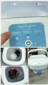 Youpin 6L Portable Washing hine Underwear with Dryer Bucket Socks Clothes Washer Camping Folding Mini Washing hine