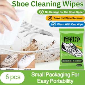 ✨3-Second Stain Removal✨ Waterless Shoe Polishing Wipes High Quality Portable Deep Cleaning Wipes