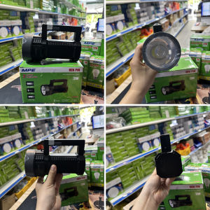 (MPE) Đèn pin Led sạc DPM2: Đèn rọi và DPM3: Đèn rọi + Đèn chiếu gần 3 chế độ sáng Có móc & dây đeo
