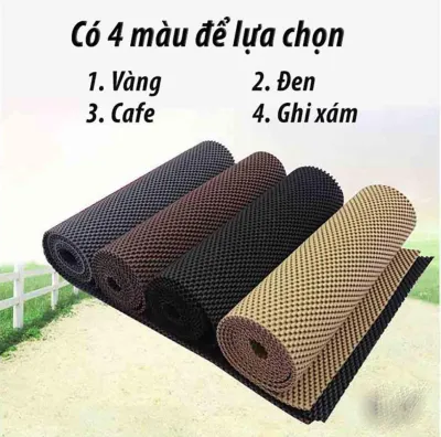 Thảm Lót Sàn ô Tô Bằng Cao Su - Tấm 60x75cm - Bề mặt thiết kế vân 3D tạo độ bám cao