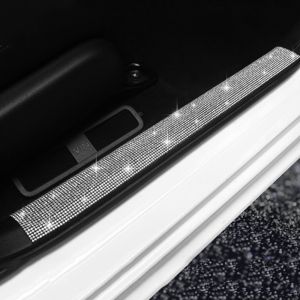 DVFDA 1ชิ้นค่ะ บลิง แถบป้องกันการชนกันของประตู อุปกรณ์เสริมสำหรับรถยนต์ แถบป้องกันสำหรับป้องกัน การตกแต่งตกแต่ง แถบสติกเกอร์แถบ ป้องกันการชนกัน สติกเกอร์ฐานประตูรถ ป้องกันขอบประตู ฟิล์มป้องกันกาว