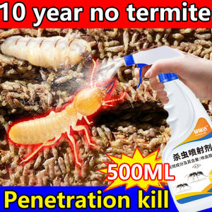 🐛10 years without termites🐛ants spray killer 500ML Kill termites ant killer insecticide termite killer pest control Non-Toxic One Spray Will Kill Ants Termites Red Ants Species Spray Ant Repellent Ant Bait Killing Termite Insect Repellent
