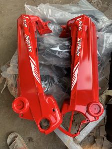 Ốp Sườn(Quây Bình) Xe Điện M133 Có Chắn Xích Ốp Bình Xe Điện M133 12ah 4 bình nhỏ