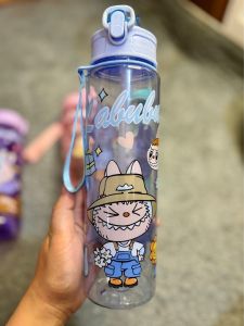 Botol Minum Anak Smigle Colorful Karakter Gambar Lucu 700ml Flip Top Body
