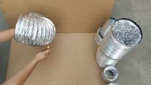 Range hood hose ventilation hose Exhaust hood exhaust hose retractable aluminum air duct(Free clasp)