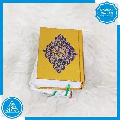 Alquran Mini Emas dan Silver ukuran A7 alquran saku