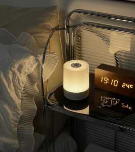 Night Light Bedside Table Lamp Rechargeable Touch Lamp Portable Bedroom Ambient Light For Home Bedroom Office Hallways