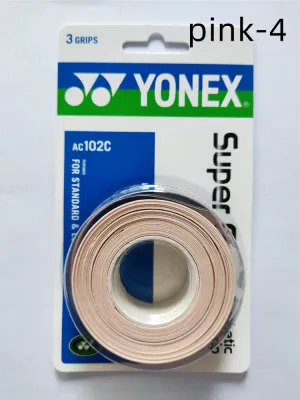 26 Color Yonex Grip AC102C AC102EX ( 3pcs in 1 Roll / Pack ) Yonex Super Grap Synthetic Overgrip Pickle ball Tennis Badminton Racket Grip Grip Rubber Grip 【 Ready Stock 】