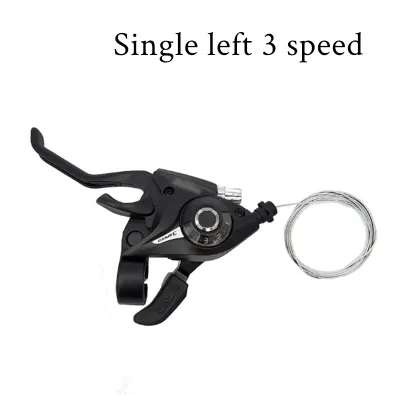 SHIMAN0 Bike Brake Shifter Lever Set 3x8 Speed MTB Bike Left & Right Brake Lever Shifter Combo