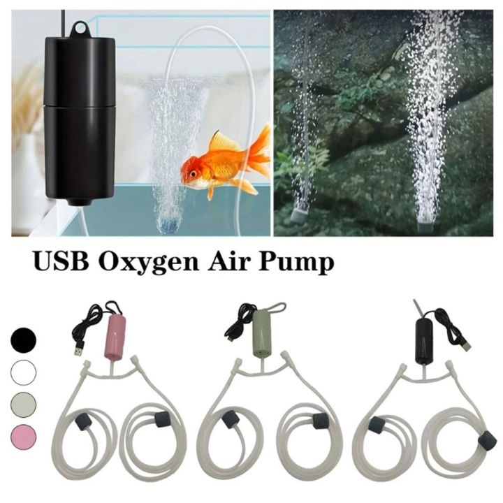 Ống đôi Máy bơm không khí oxy cho bể cá Có thể điều chỉnh Cực kỳ yên ...
