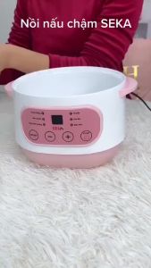 Nồi nấu cháo chậm cho bé ăn dặm SEKA GT68 đa năng thiết kế sang trọng tinh tế ( bảo hành 12 tháng )