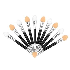10 cái hai mặt Cọ đánh phấn mắt cọ trang điểm phấn mắt Applicator trang điểm mỹ phẩm làm đẹp công cụ cho trang điểm mắt