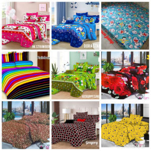Seprai Karakter Terbaru BTS21 BANGTAN Promo Murah Meriah  Ukuran 180x200 160x200  anti luntur kualitas sprei homemade satu set dengan sarung bantal tidur dan sarung bantal guling bukan sprei bonita / sprei my love / sprei lady rose