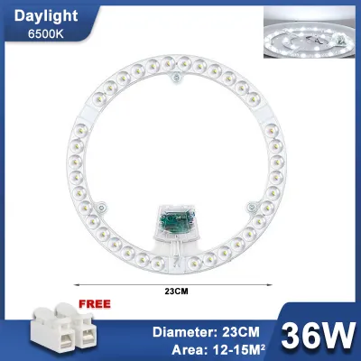 LED Ceiling Panel Replacement Light Magnet Magnetic With Remote control Ring Light Round