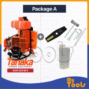 Mytools TANAKA Backpack Brush Cutter SUM 328SE II Grass Cutter 1.4HP 32.8cc 2-Stroke (Japan)