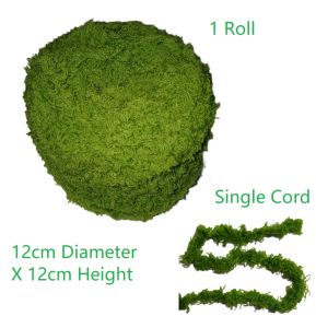 Mini plastic flowerpot for pipe cleaners mini plant design flower pot artificial moss pipe cleaner small plant DIY small plant nylon flower fabric moss Cotton moss flower base