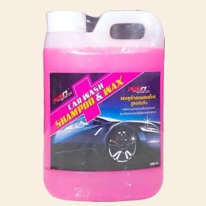 RRN แชมพูล้างรถผสมแว็กซ์ สูตรเข้มข้น มีกลิ่นหอม ไม่กัดสีรถ ไม่กัดมือ ขนาด 1000 ml.