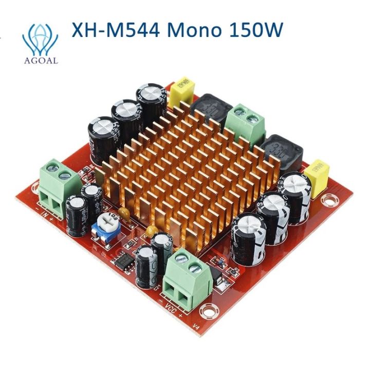 XH-M544 TPA3116DA Mono Amplifier Board Volume Control 150W DC 12V 24V ...