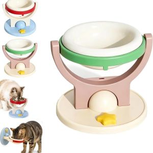 NOER Space-saving Pet Feeder Bowl Food Grade PP Floor Standing Cat Food Bowl Elevated Stand Wall-Mounted Pet Bowl Cats and Small Dogs