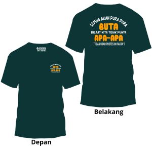 T-Shirt akan pura pura buta kain katun combet kaos kata kata kaos viral kaos pria distro kaos terbaru