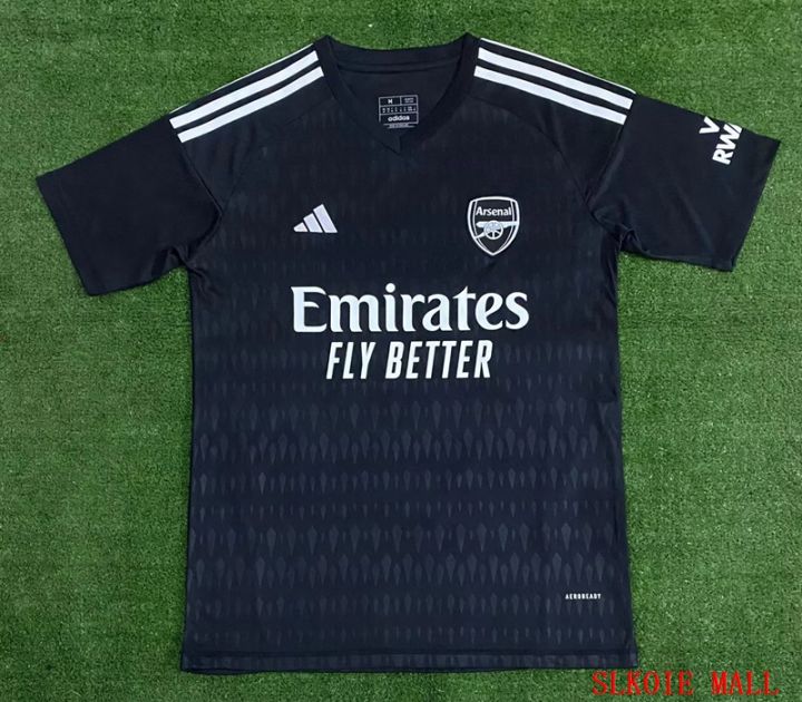 arsenal black jersey mens