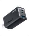 Anker ที่ชาร์จ USB C,ที่ชาร์จ735 GaNPrime 65W,เครื่องชาร์จติดผนังพับได้เร็วขนาดกะทัดรัด3พอร์ตสำหรับ MacBook Pro/air,iPad Pro, Galaxy S22/S21, HP Spectre, Note 20/10 +, iPhone 13/Pro,พิกเซล,และอีกมากมาย. 
