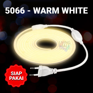 Paket Lampu LED Neon Flex 220V Lengkap Tinggal Colok / Lampu Hias / HK-5066 Strip Flexible IP65 WATERPROOF