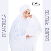 HAYĀ DIANELLA Telekung Muslimah Travel Instant Hijab Telekung Ironless in Multicolor with Free Bag - Muslimah Fashion