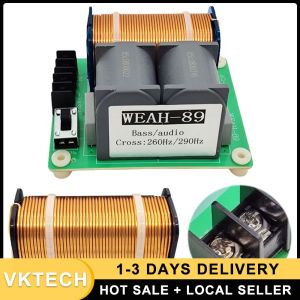 High-Power Subwoofer Crossover Divider for Audio Amplifiers with Precise Frequency Adjustment and Easy Installation