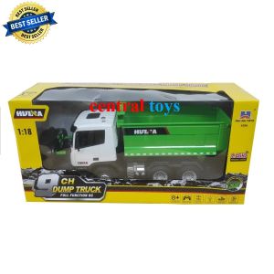 mainan remote control dump truck HUINA 1556 9ch 2.4ghz truk pasir