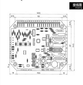 Diesel Generator AVR  DSR  A6762  Pressure Regulator Automatic Regulator