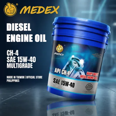 Medex Taiwan Truck Van Heavy-duty Diesel Engine Oil SAE 15W-40 API CH-4 18L Oil Change