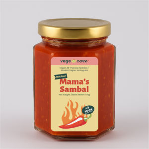 Vegecore Not Your Mamas Sambal (Vegan All-Purpose Sambal Sambal Vegan Serbaguna Ready-To-Eat Sambal Halal Sambal)