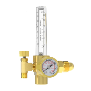 Professional Argon CO2 Brass Gas Regulator With Double Display Suitable for Precise Mig Tig Welding in Metal Fabrication