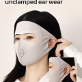 Hyaluronic Acid 3D Full Face Sunscreen Mask UPF50+ UV Protection Breathable And Sweat Absorbent Without Feeling Stuffy. 
