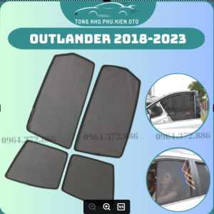 Rèm che nắng xe Outlander 2018-2024 - Bộ 4 tấm 4 cửa chắn nắng vừa khít form xe nam châm hút mạnh