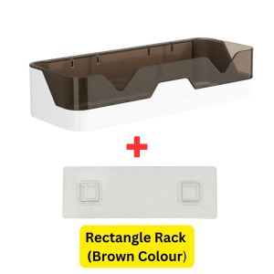 BEULIFE Bathroom Toilet Wall Shelf Rack Bathroom Accessories Shampoo Storage Organiser Rack Rak Bilik Mandi