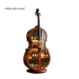xpkQ European Solid Wood Cello Figurines Modern High-end Living Room Art Wine Cabinet Home Decoration Crafts Large Home Decorations FYFM 4Y1Z7