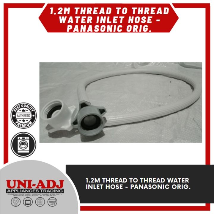 1.2M thread to thread water inlet hose - Panasonic orig. | Lazada PH
