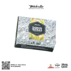 Sabun beras hitam pemutih badan mabello sabun pencerah badan BPOM