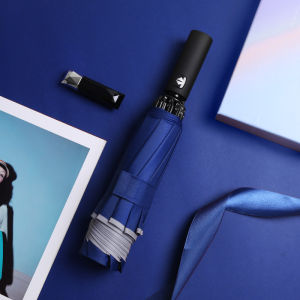 Fashion Portable UV Folding Automatic Umbrella Rain Wind Resistant Trip Sun Umbrellas Reverse Umbrella