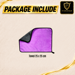 【CP CAR Detailer】 Premium Microfiber Car Wash Towel High-Quality Absorbent Detailing Cloth 洗车毛巾 洗车布 吸水布